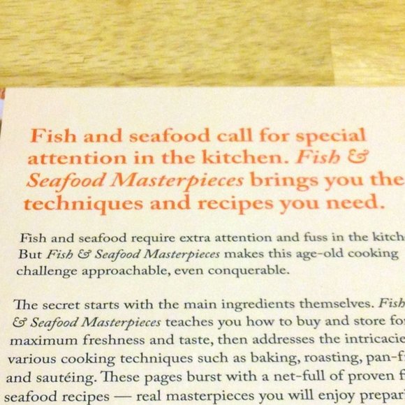 Seafood Recipes, 2010 Fish & Seafood Masterpieces Cookbook - Picture 5 of 11